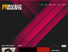 Tablet Screenshot of musicforhaunts.com